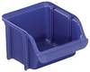 raaco 106856 Sichtlagerkasten stapelbar (B x H x T) 103.0 x 74.0 x 115.0 mm Blau 1 St.