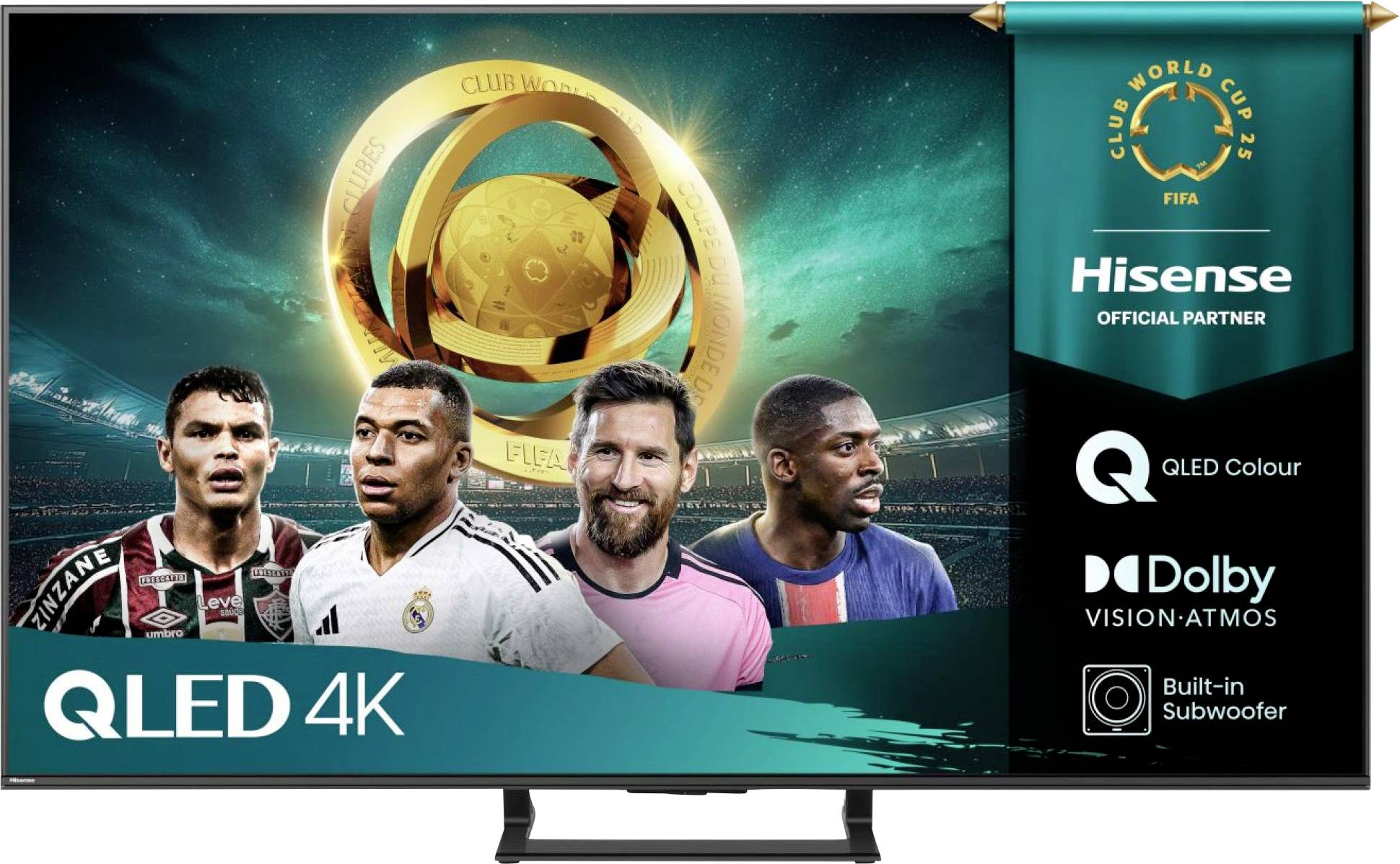 Hisense 50A7Q QLED-TV 126 cm 50 Zoll EEK E (A - G) DVB-T2, DVB-C, DVB-S2, UHD, Smart TV, WLAN Schwarz