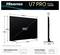 Hisense U7 Pro MiniLED ULED-Fernseher mit 100-Zoll-Bildschirm, Abmessungen 1228 mm x 1735 mm x 82 mm. VESA-Größe: 800x400 mm. Gewicht: 63,5 kg.
