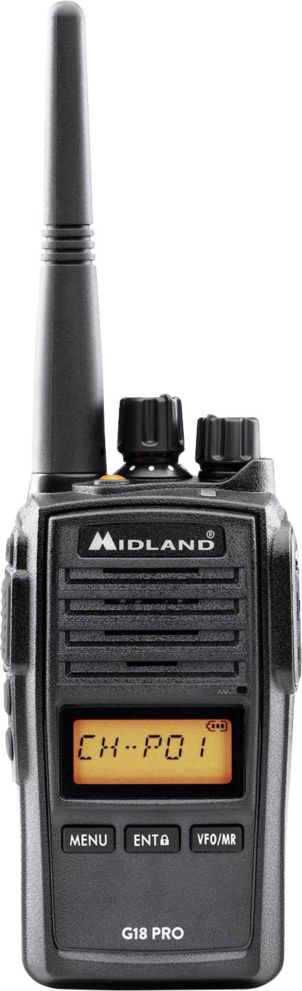 Midland Midland G18 Pro NC, PMR446 Funkgerät C1145.04 PMR-Funkgerät
