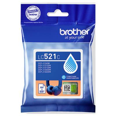 Brother Druckerpatrone Brother LC521C - Cyan - original - Kisse Original Cyan LC521C-0