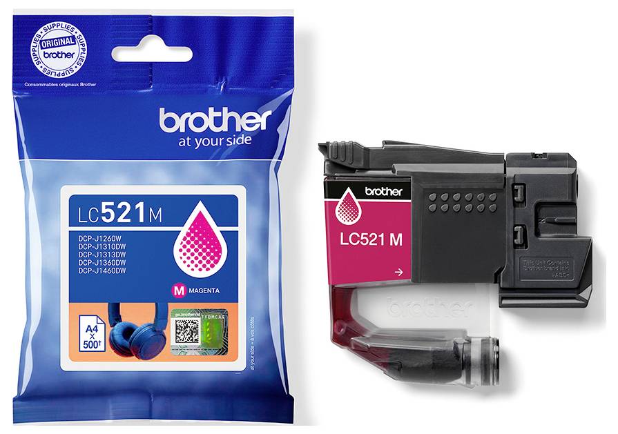 Brother Druckerpatrone Brother LC521M - Magenta - original - Ki Original Magenta LC521M-1
