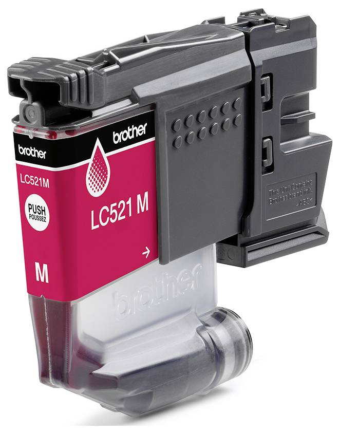 Brother Druckerpatrone Brother LC521M - Magenta - original - Ki Original Magenta LC521M-3
