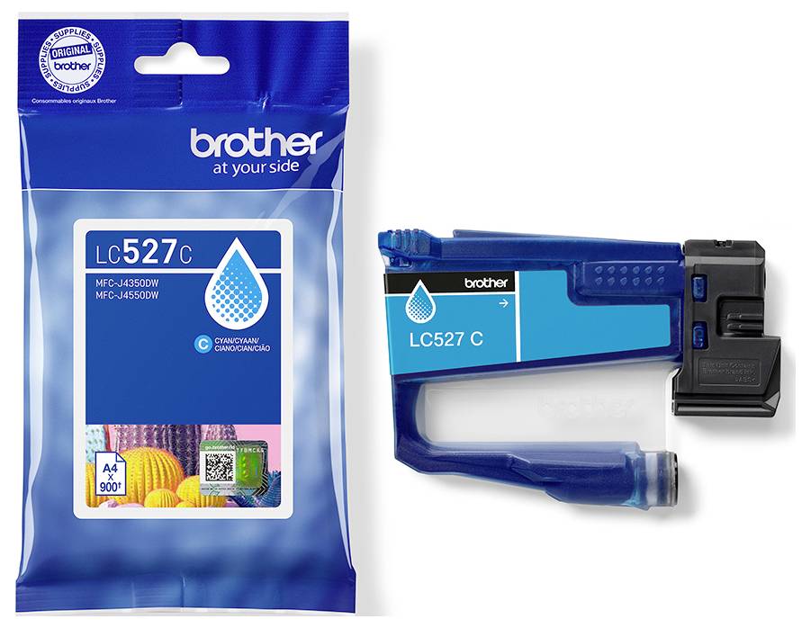 Brother Druckerpatrone Brother LC527C - Cyan - original - Kisse Original Cyan LC527C-1