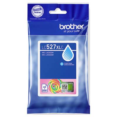 Brother Druckerpatrone Brother LC527XLC - Hohe Ergiebigkeit - C Original Cyan LC527XLC-0