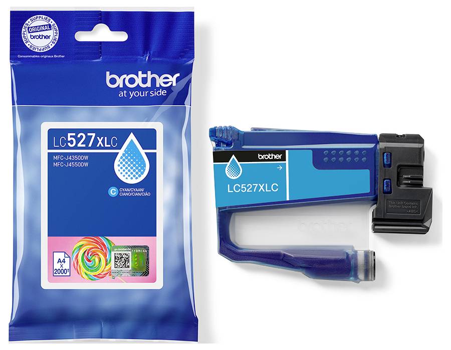 Brother Druckerpatrone Brother LC527XLC - Hohe Ergiebigkeit - C Original Cyan LC527XLC-2