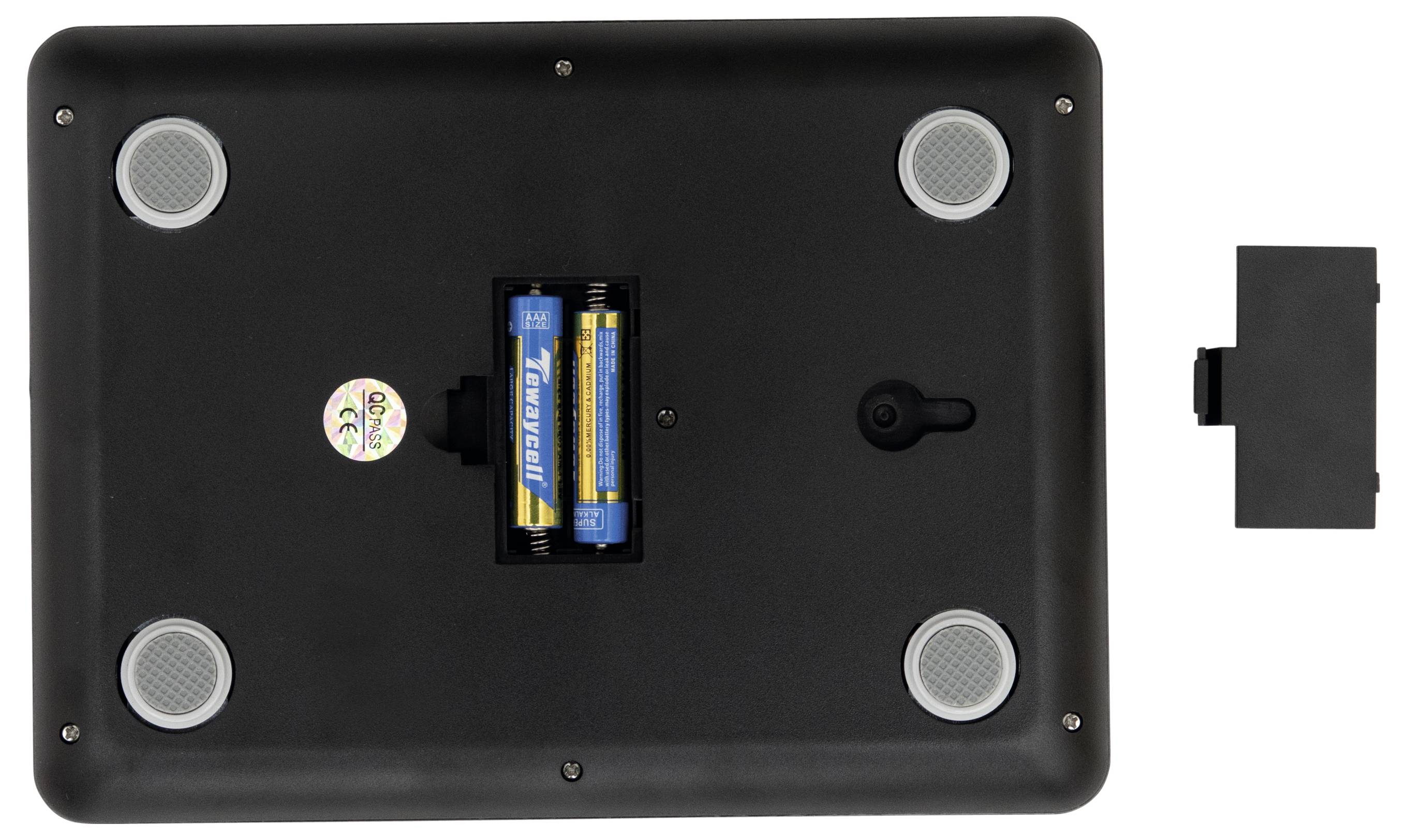 Maul MAULlibra Briefwaage 1657090 Wägebereich (max.) 5000 g Ablesbarkeit 1 g batteriebetrieben Schwarz, Silber-5