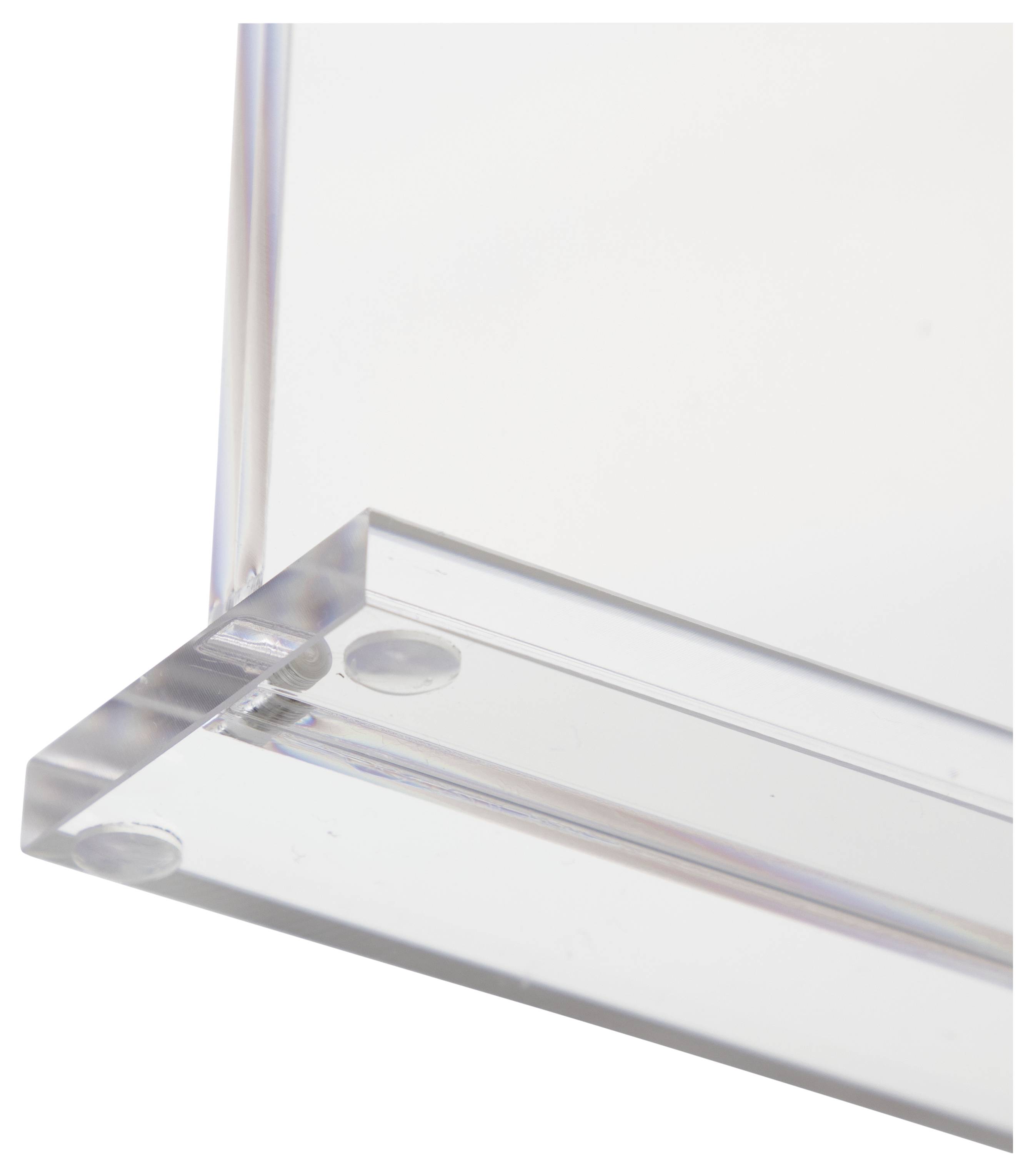 Maul 1948005 MAULvision Tischaufsteller T-Form Verwendung für Papierformat: DIN A6 Transparent 1 St.-4