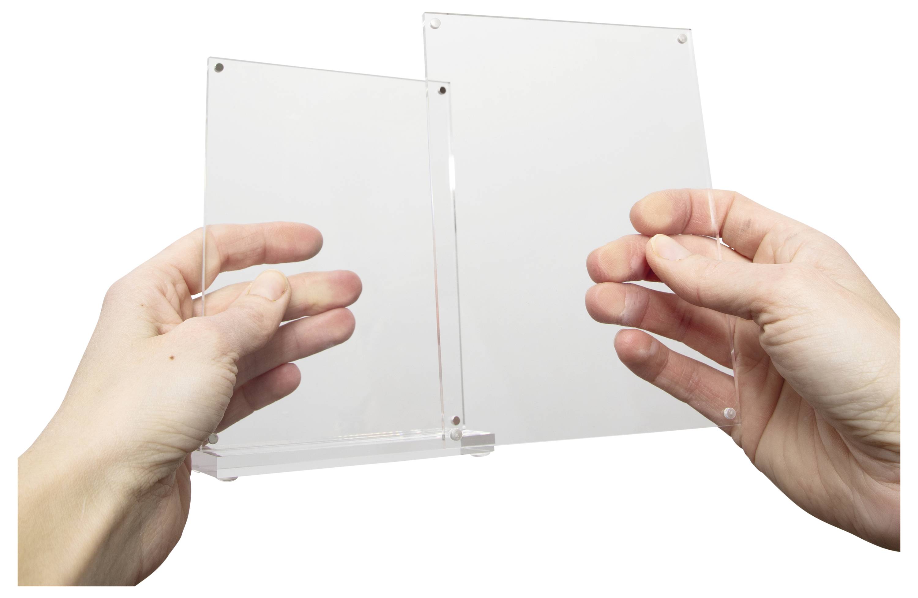 Maul 1948005 MAULvision Tischaufsteller T-Form Verwendung für Papierformat: DIN A6 Transparent 1 St.-13