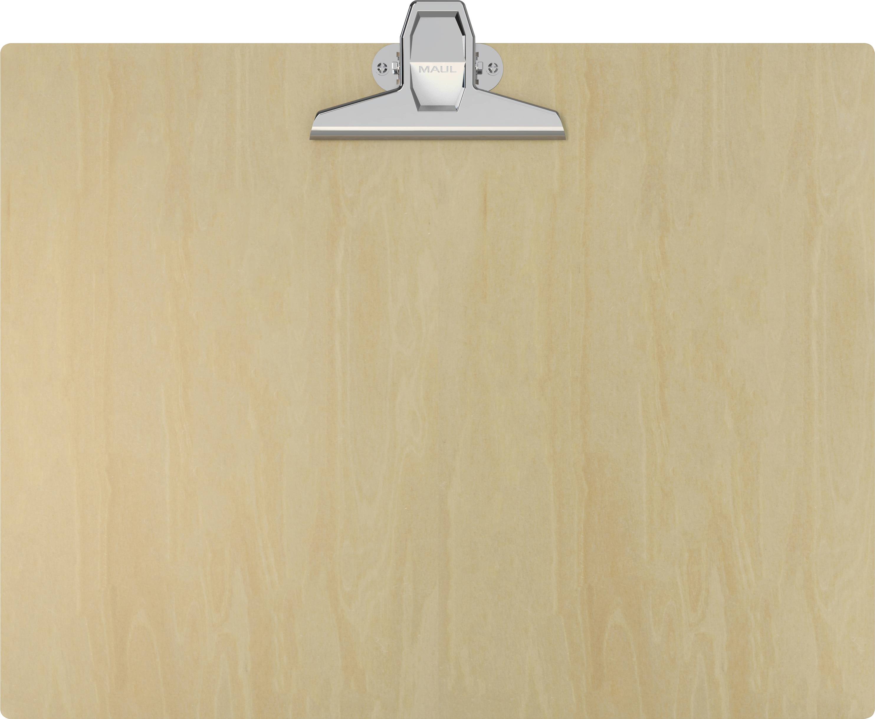 Thumbnail - Maul Klemmbrett 2394870 Braun (B x H x T) 427 x 349 x 37 mm