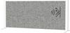 Maul Trennwand Raumgliederung MAULconnecto (B x H) 120 cm x 52.75 cm Vlies Dunkelgrau, Weiß 9851202