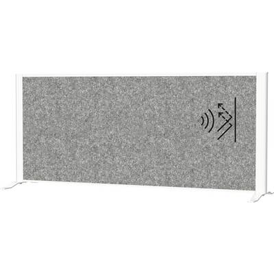 Maul Trennwand Raumgliederung MAULconnecto (B x H) 120 cm x 52.75 cm Vlies Dunkelgrau, Weiß 9851202-0