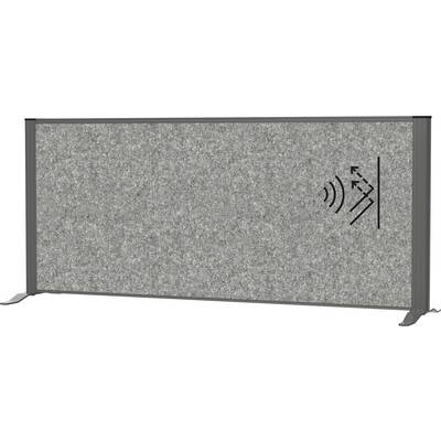 Maul Trennwand Raumgliederung MAULconnecto (B x H) 120 cm x 52.75 cm Vlies Dunkelgrau, Anthrazit 9851289-0