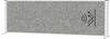 Maul Trennwand Raumgliederung MAULconnecto (B x H) 160 cm x 52.75 cm Vlies Dunkelgrau, Silber 9851695