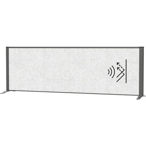 Maul Trennwand Raumgliederung MAULconnecto (B x H) 160 cm x 52.75 cm Vlies Hellgrau, Anthrazit 9852689