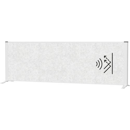 Maul Trennwand Raumgliederung MAULconnecto (B x H) 160 cm x 52.75 cm Vlies Hellgrau, Silber 9852695