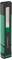 Eine grüne und schwarze Handlampe mit vertikalem LED-Streifen und Einschalttaste, mit der Markenbezeichnung 'Stahlwille'.