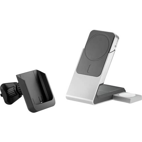 Thumbnail - Alogic Induktions-Ladegerät 3 A Matrix+ Wireless 3-in-1 MM31CPBCBK-G 5000 mAh Ausgänge Induktionslade-Standard, Apple Ma...