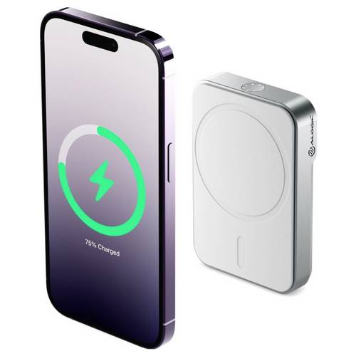 Thumbnail - Alogic Matrix Universal Magnetic Powerbank 5000 mAh Magsafe Li-Ion USB-C® Weiß