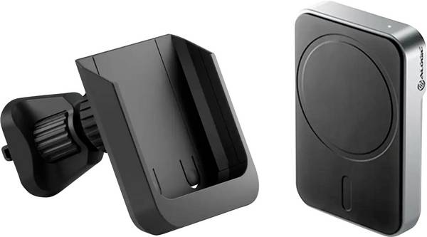 Alogic Induktions-Ladegerät 15 W Matrix+ Magnetic MSPBCM 5000 mAh Ausgänge Induktionslade-Standard, Apple MagSafe, USB-C® Schwarz