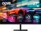 Ein 27-Zoll-Monitor zeigt ein futuristisches Rennauto auf dem Bildschirm und hebt folgende Merkmale hervor: WQHD, 280 cd/m² Helligkeit, 100 Hz, 1 ms MPRT, USB Typ-C.
