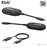 "Club 3D CSV-2570" USB-C auf HDMI Adapter in zwei Ansichten und mit einem Verbindungskabel gezeigt. Mit Unterstützung für "Full HD" und "Connect" Markierung.