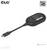 'Club 3D CSV-2570' USB-C zu HDMI Adapter mit 'Full HD' Unterstützung, schwarzes Design, zeigt Kabel, Anschluss und Branding.