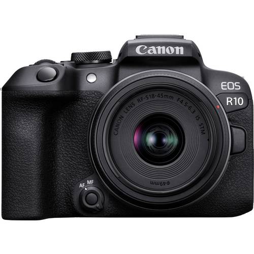 Thumbnail - Canon EOS R10 + RF-S 18-45mm F4.5-6.3 IS STM Digitale Spiegelreflexkamera RF-S 18-45 mm 24.2 Megapixel Schwarz 4K-Video,...