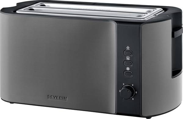 Severin 9341 Langschlitztoaster  Schwarz, Edelstahl