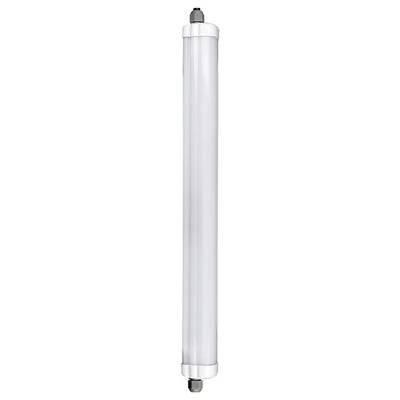Ein hoher, zylindrischer silberner Gegenstand mit Anschlüssen an beiden Enden, der typischerweise für Filtrationszwecke oder als Komponente in einem mechanischen System verwendet wird.