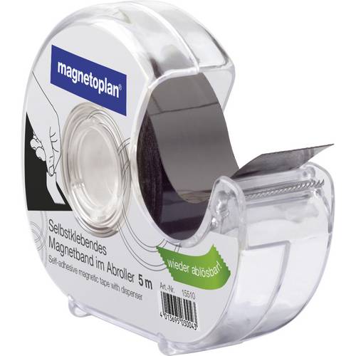 magnetoplan Magnetband (L x B) 5 m x 19 mm Schwarz 1 St. 15510