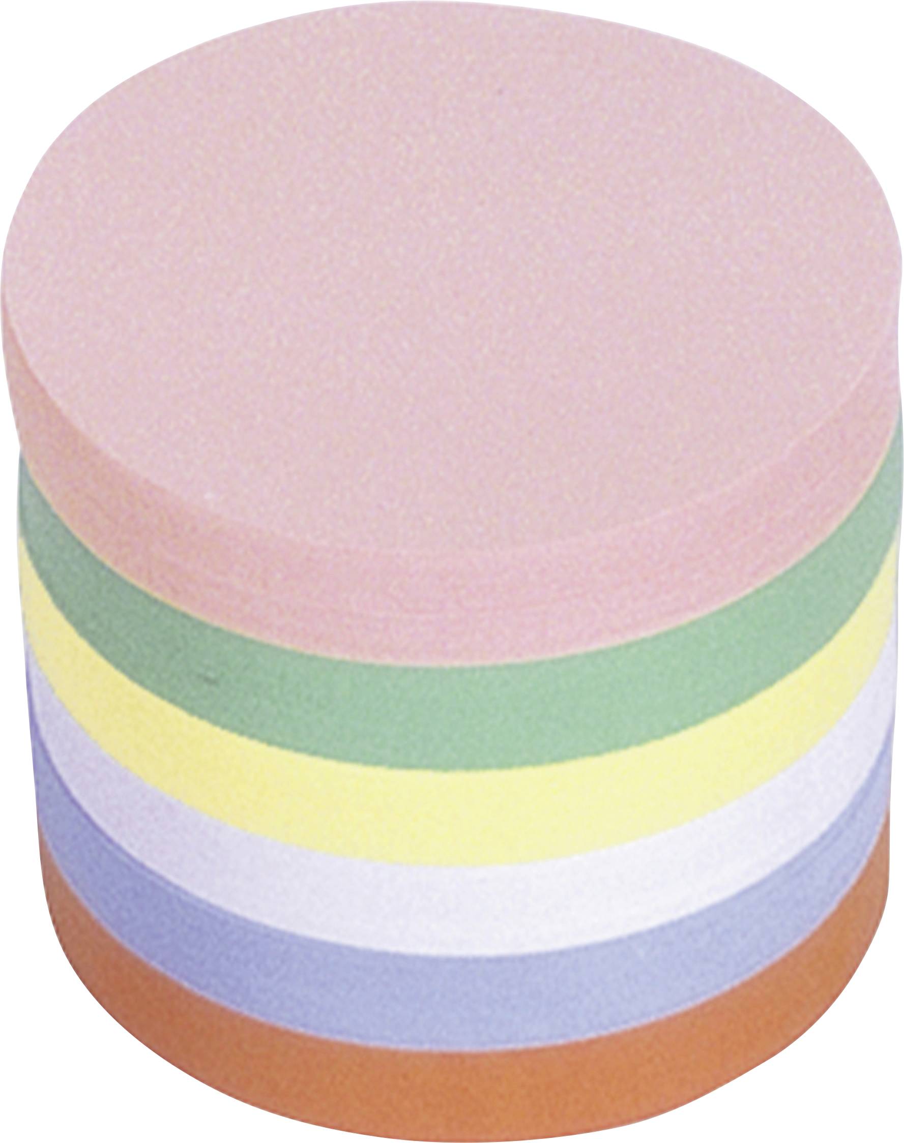 magnetoplan Moderationskarte 6-farbig rund 100 mm 500 St.