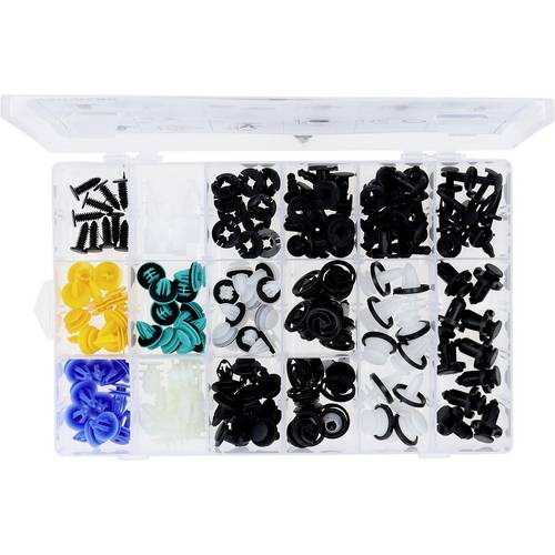 KS Tools 420.0790 Befestigungs-Clip-Satz für Tesla, 150-tlg