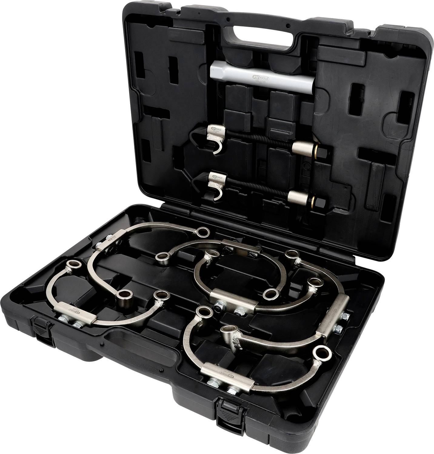 Universal McPherson Federspanner-Satz mit Sicherheitsbügel, 9-tlg KS Tools 500.8790