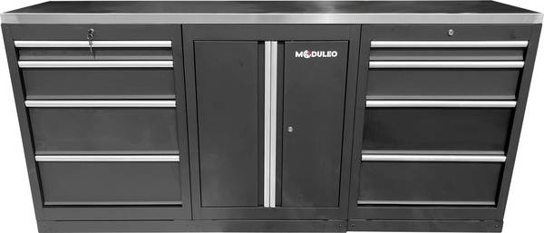 KS Tools 866.6050 Werkstatt-Schranksystem (B x H x T) 2040 x 1890 x 500 mm Schwarz
