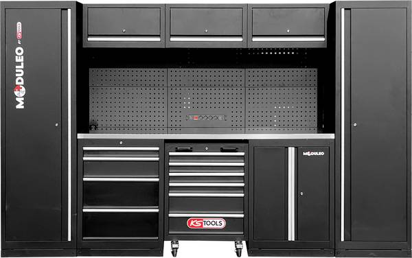 KS Tools 866.6205 Werkstatt-Schranksystem (B x H x T) 3240 x 1890 x 500 mm Schwarz
