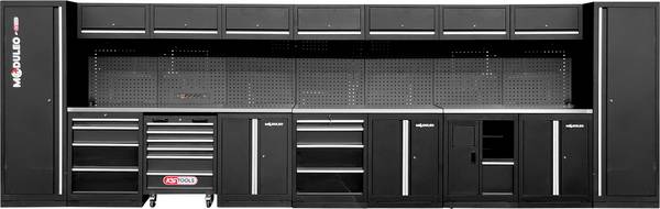 KS Tools 866.6265 Werkstatt-Schranksystem (B x H x T) 5960 x 1890 x 500 mm Schwarz/Grau