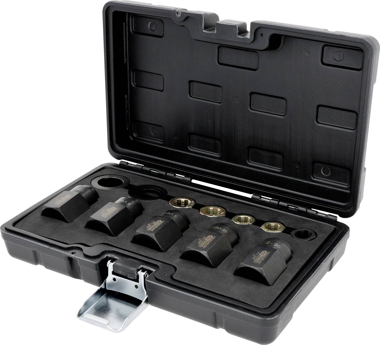 KS Tools 913.1800 Stehbolzen-Einbau-Werkzeug-Satz, 12-tlg