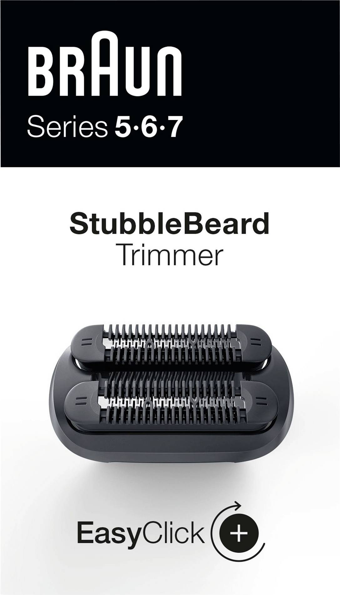 Braun Braun 3-Tage-Bart-Trimmeraufsatz für Ser Bartschneider Schwarz