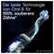 An electric toothbrush with a highlighted 3D spiral design. Text: 'Die beste Technologie von Oral-B für 100% sauberere Zähne*'<br><br>(Note: The text is already in German, so no translation is needed. The English description of the image remains in English.)