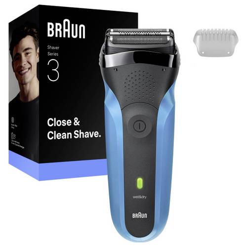 Braun Braun Rasierer Series 3 310 Rasierer abwaschbar Blau, Schwarz