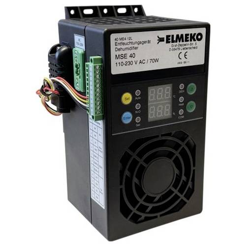 Elmeko MSE 40, 110-230 V AC, 70 W Entfeuchtungsgerät 70 W (B x H x T) 113.5 x 195 x 96 mm 1 St.