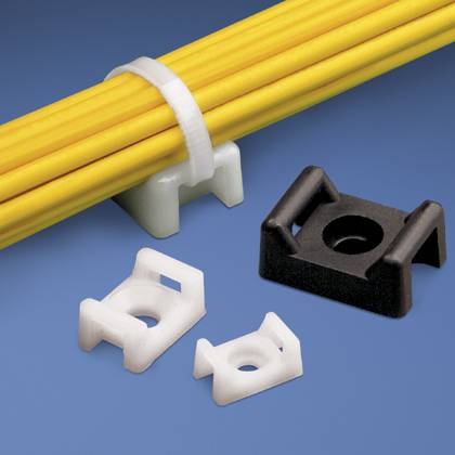Panduit Cable Tie Mount Kabelbindersockel schraubbar, nieten TM2S8-M30 Bündel-Ø-Bereich 127 mm (max) Schwarz 1 St.