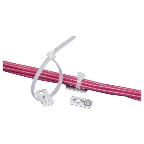 Panduit Cable Tie Mount Kabelbindersockel schraubbar, nieten MBMS-S10-CY Bündel-Ø-Bereich 127 mm (max) Farblos 1 St.