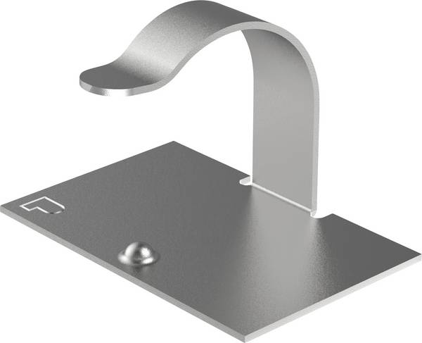 Panduit Wire Clip Kabelhalter kleben MACC25-A-C Bündel-Ø-Bereich 6.3 mm (max) mit Acrylat Kleber Schwarz 1 St.