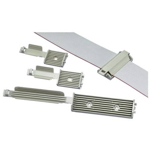 Panduit Latching Flat Cable Mount Kabelhalter schraubbar FCM1-S6-C14 Grau 1 St.