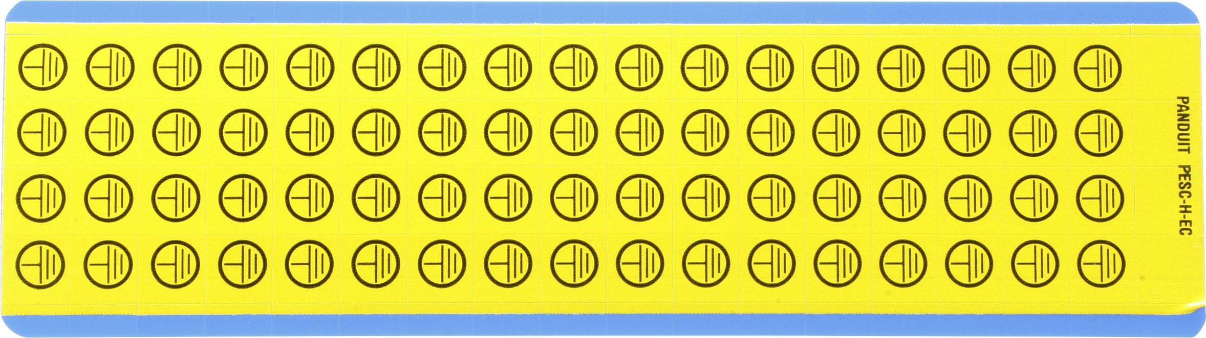 Panduit PESC-H-EC Hinweisschild Erde (Ø x H) 12.9 mm x 12.9 mm 12.9 mm 68 St.