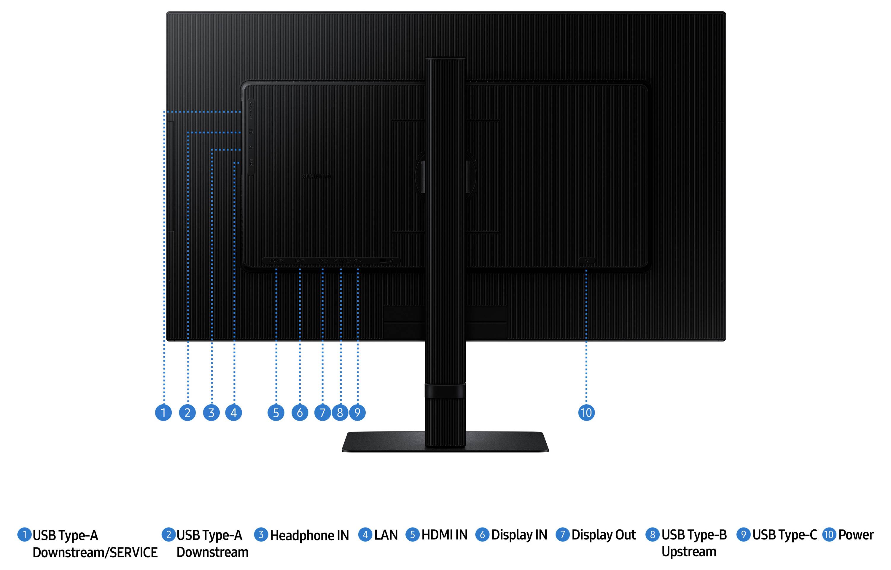Samsung ViewFinity S6 LS27D600UAU LCD-Monitor EEK E (A - G) 68.6 cm (27 Zoll) 2560 x 1440 Pixel 16:9 5 ms DisplayPort, H-14