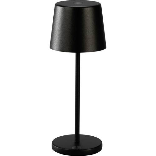 Konstsmide 7887-750 Vence Mini LED-Akku-Tischlampe Schwarz