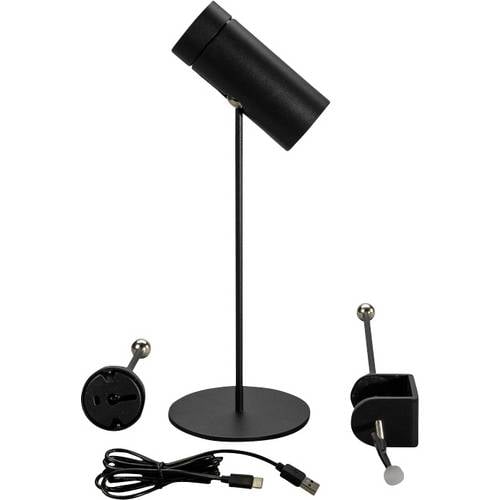 Konstsmide 7844-750 Multi LED-Akku-Tischlampe Schwarz